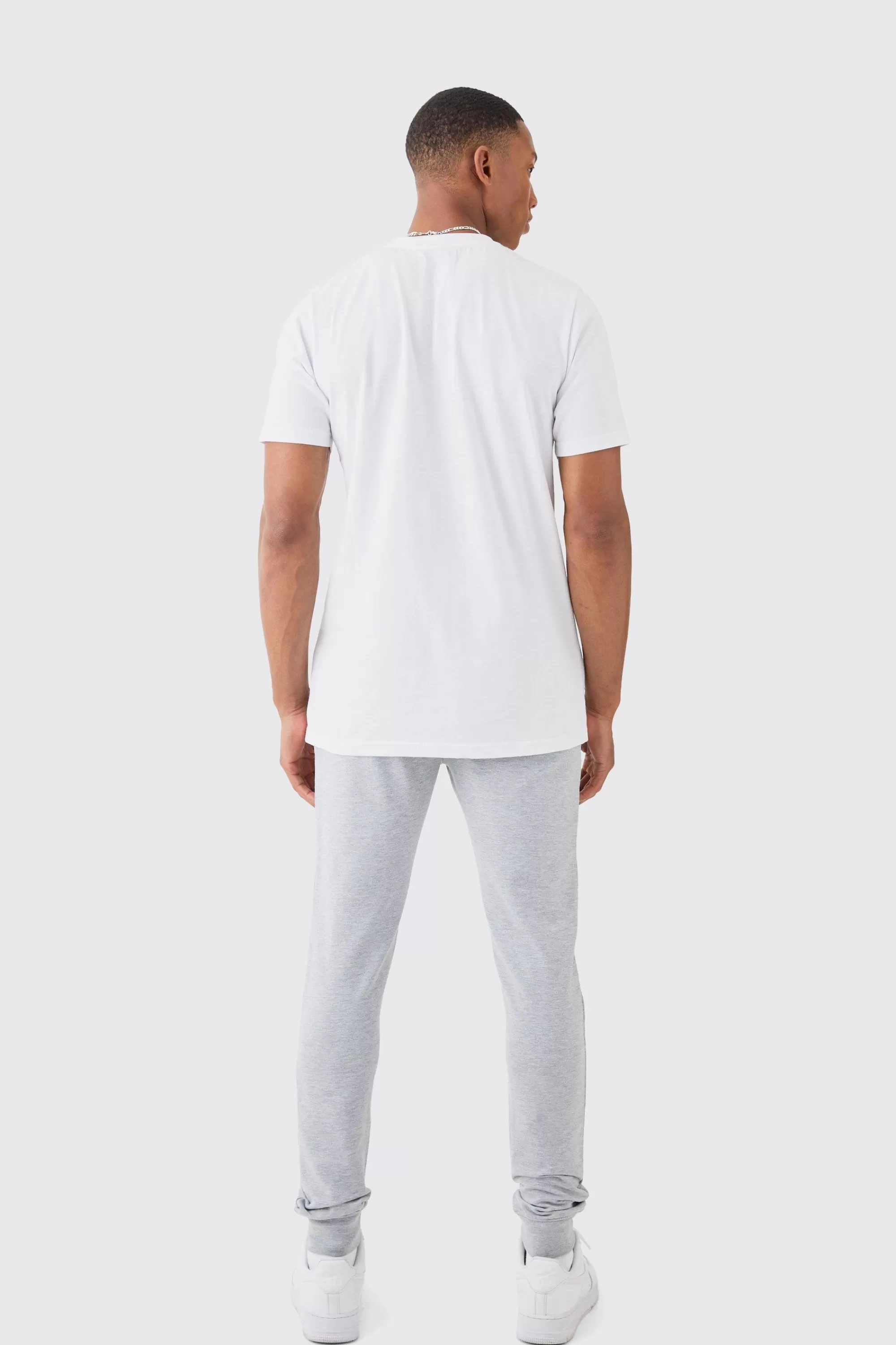 boohooMAN Slim Basic T-shirt | UK white Discount