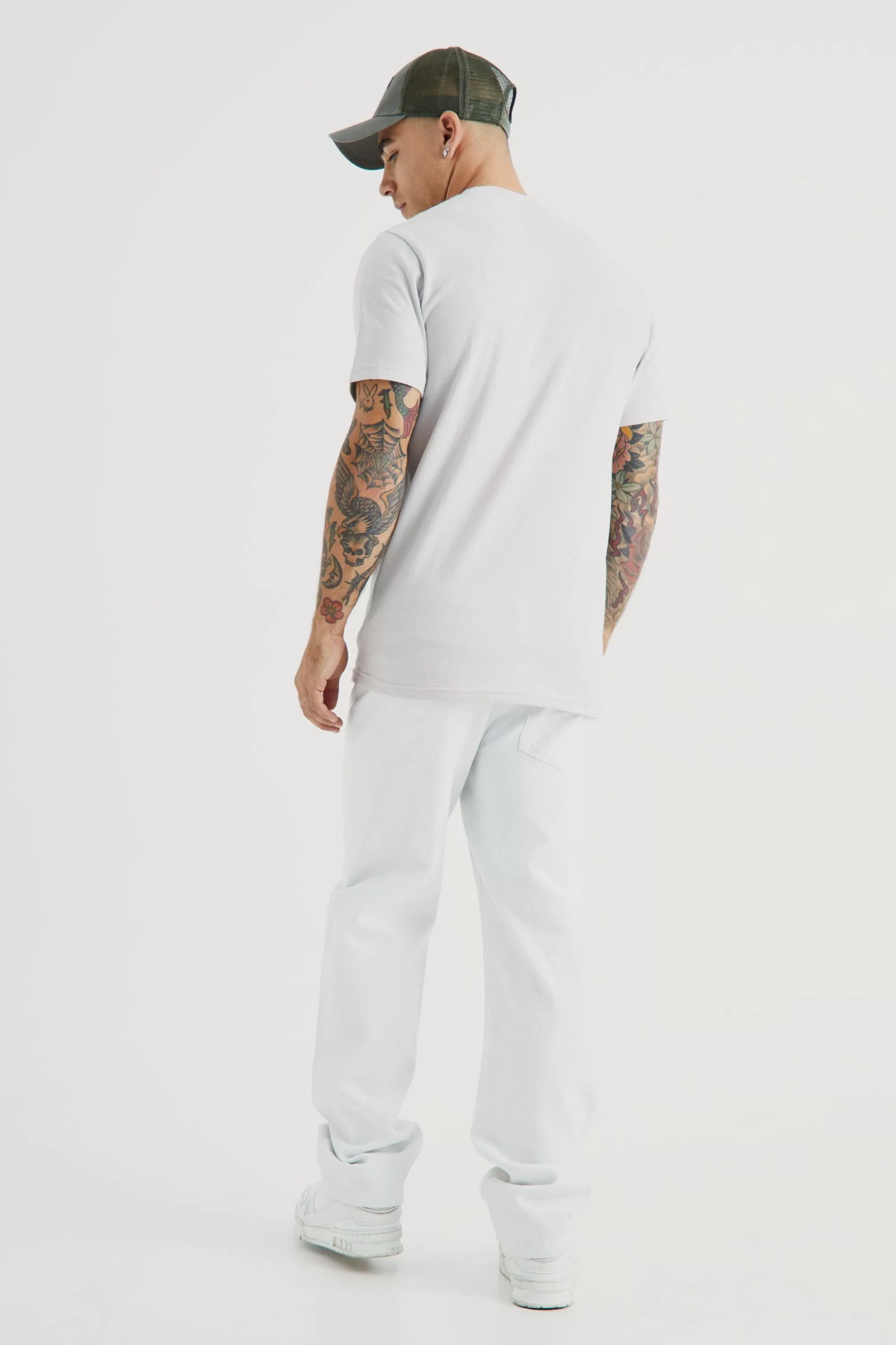 boohooMAN Slim Slub Textured T-shirt | UK Hot