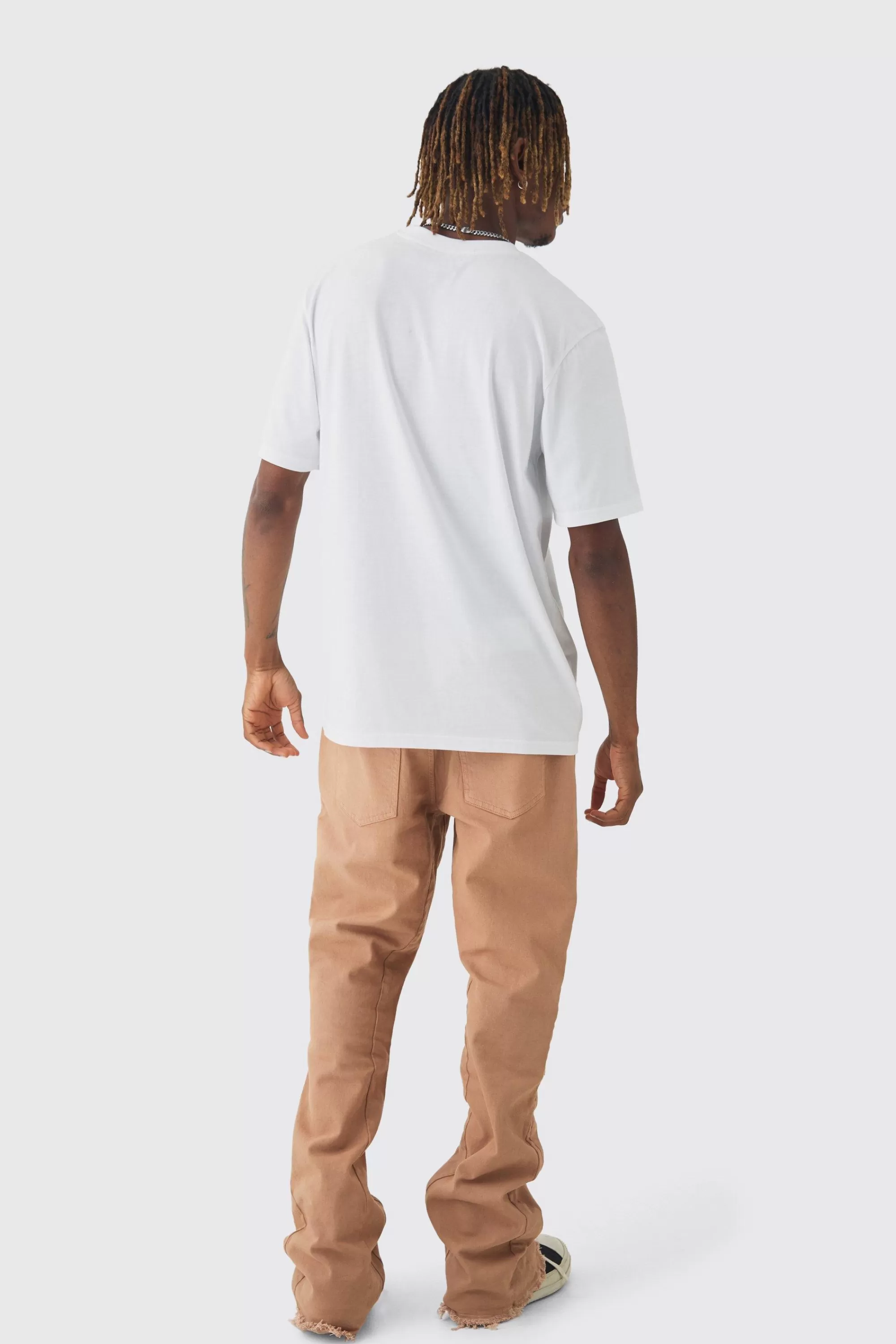 boohooMAN Tall 2 Pack Basic T-shirt | UK white Store
