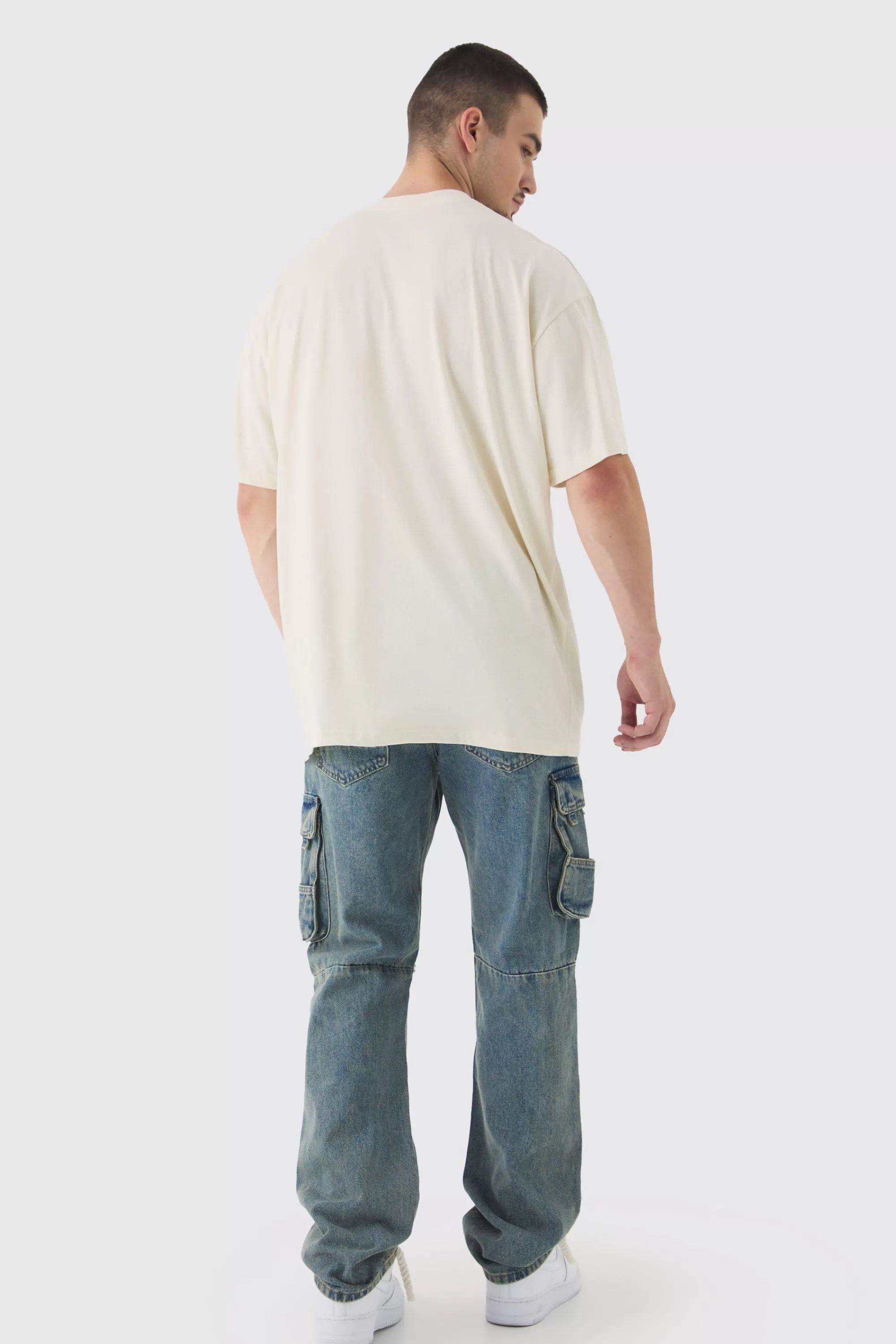 boohooMAN Tall 2 Pack Oversized T-shirt | UK multi Flash Sale