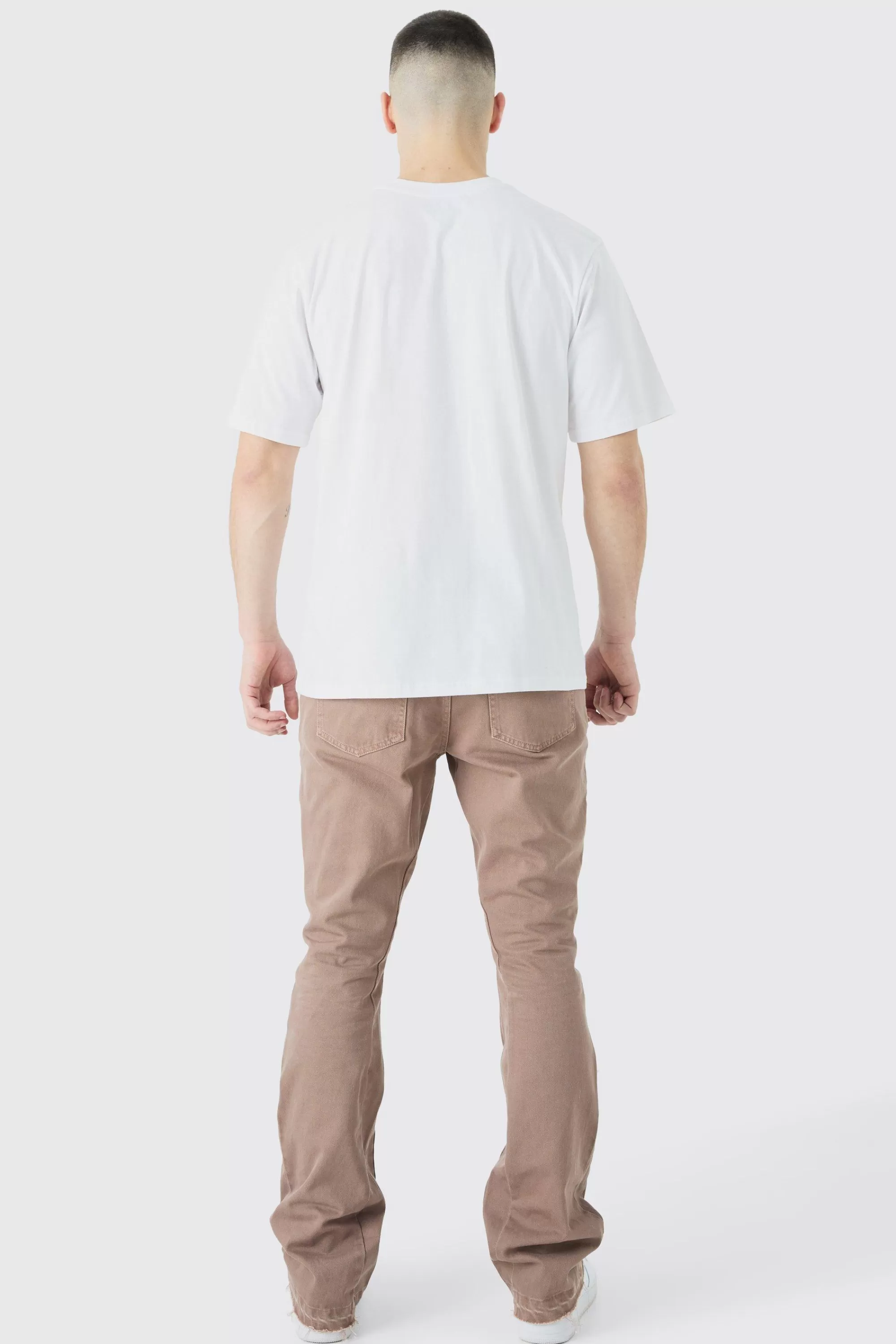 boohooMAN Tall Basic Crew Neck T-shirt | UK white Clearance