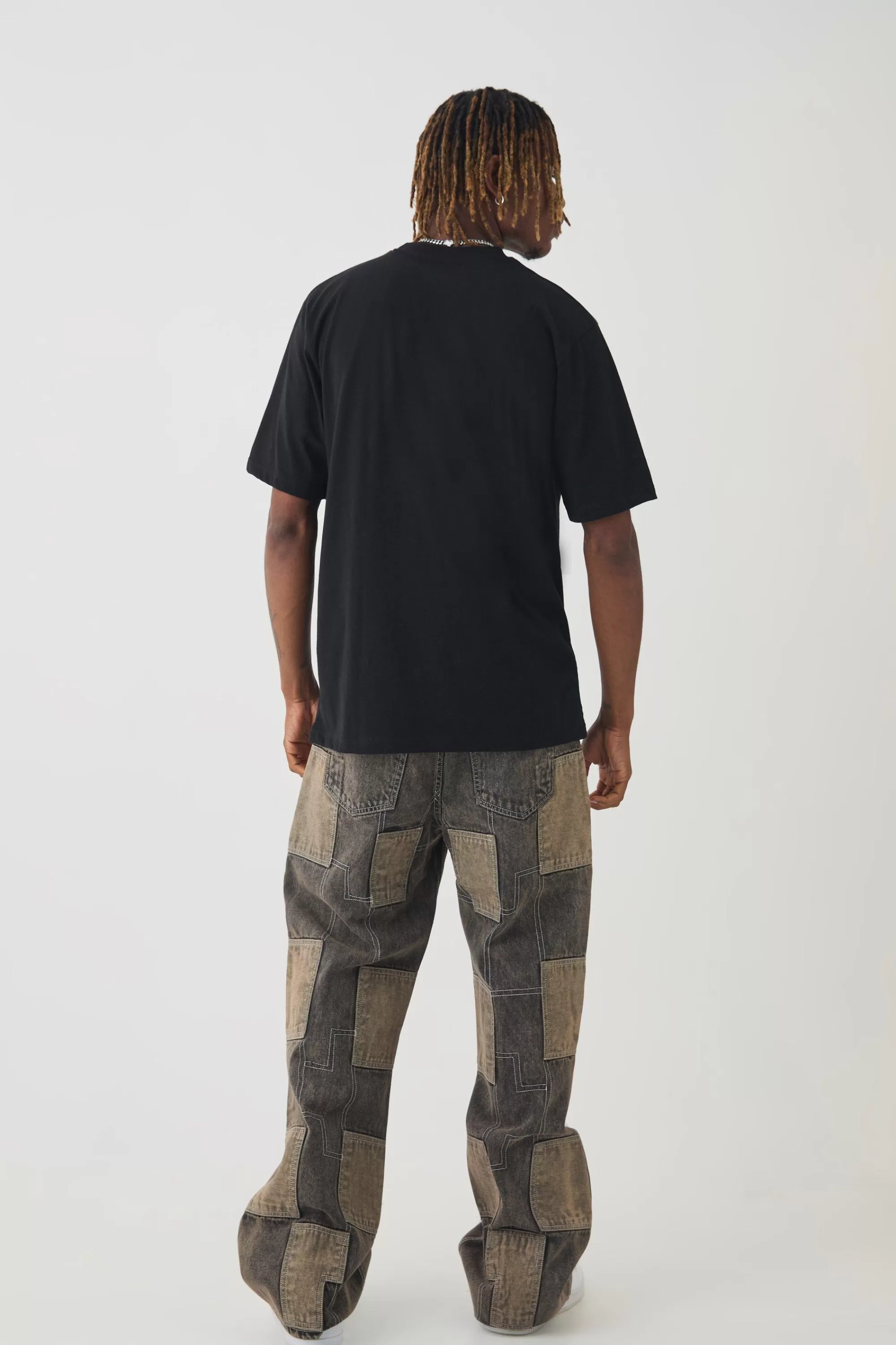 boohooMAN Tall MMXIII Debossed T-shirt In | UK black Best