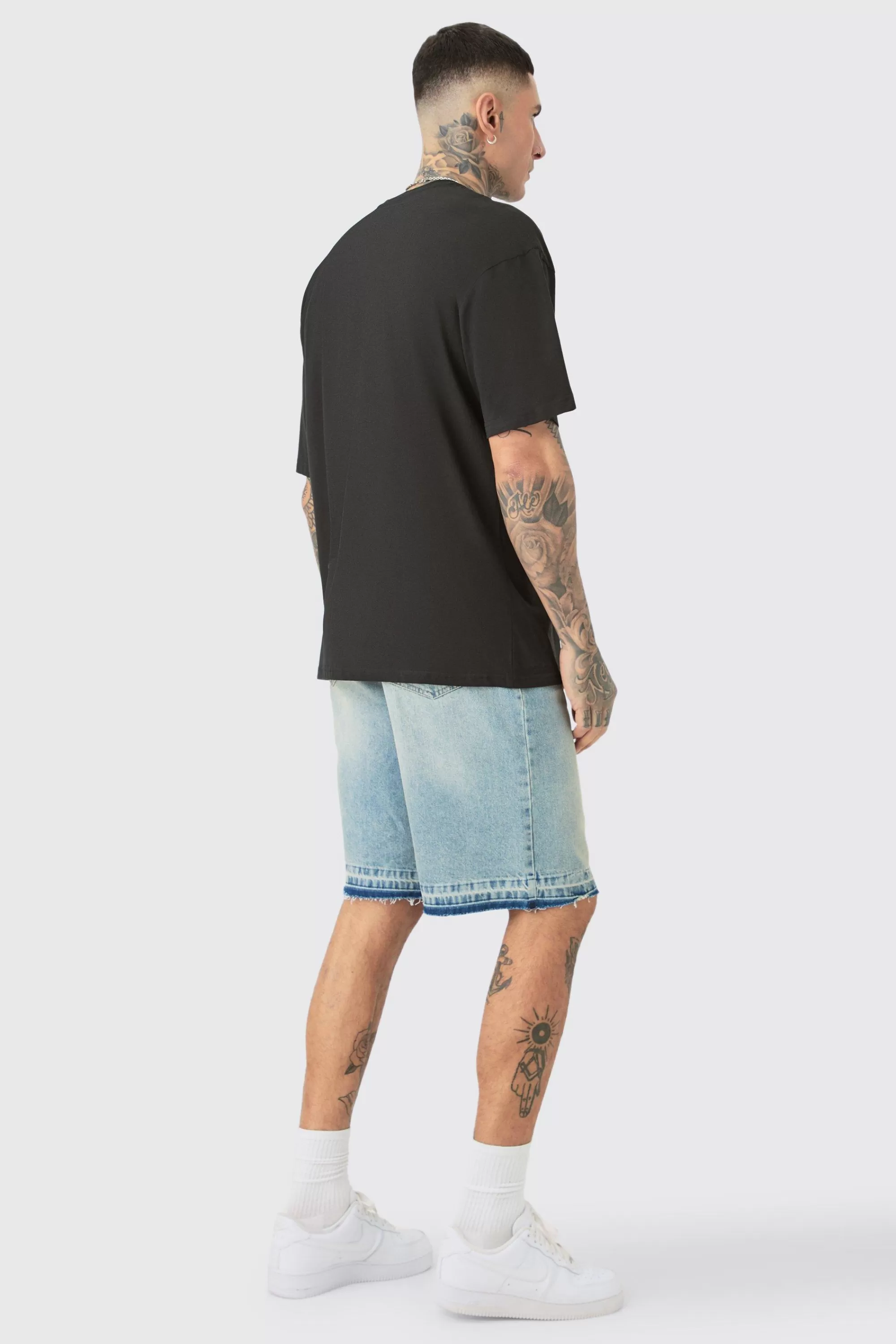 boohooMAN Tall Oversize Blink 182 License T-shirt In | UK black Outlet