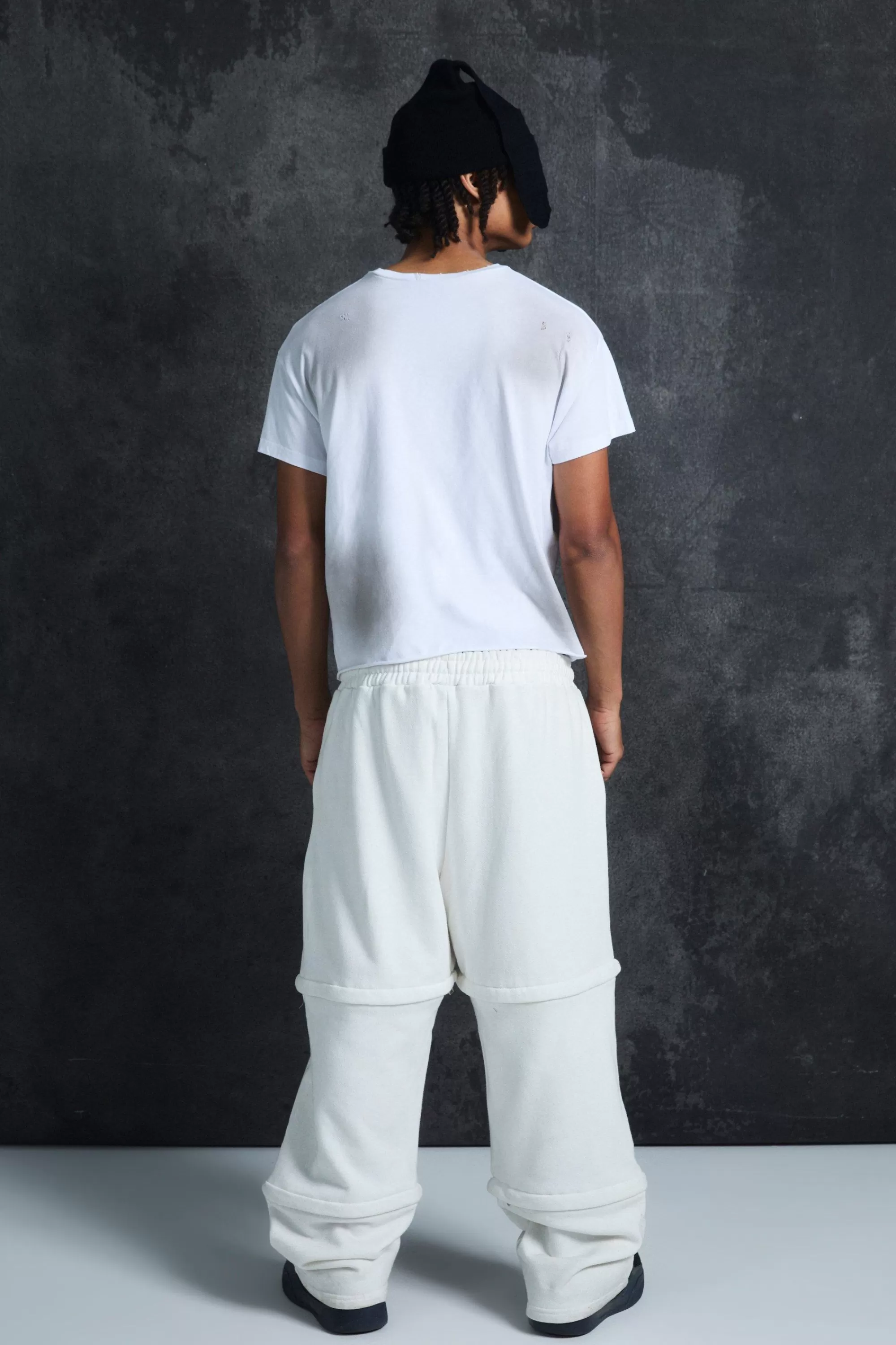 boohooMAN Trippie Redd Baby Fit Heavy Washed 1400 T-shirt | UK white Fashion